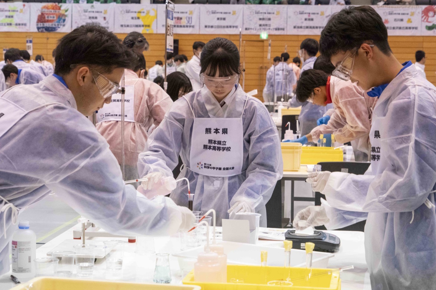 実技競技②のようす